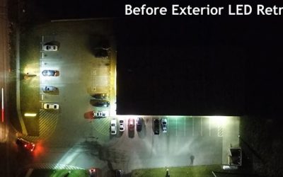 A Before and After Comparison of an LED Parking Lot Retrofit – Where Illumination and Safety Go Hand-in-hand