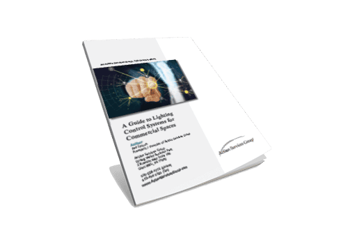 Guide to Lighting Control Systems for Commercial Spaces - Slanted eBook Cover