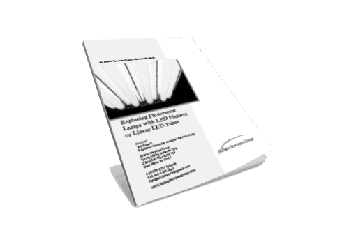 Replacing Fluorescent Lamps with LED Fixtures or Linear LED Tubes - Slanted eBook Cover