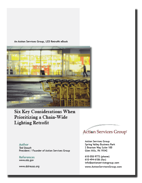 Six Key Considerations When Prioritizing A Chain-Wide Lighting Retrofit - Upright eBook Cover