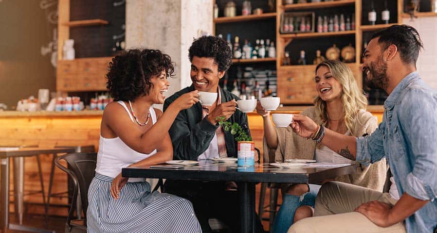 LED lighting for cafés