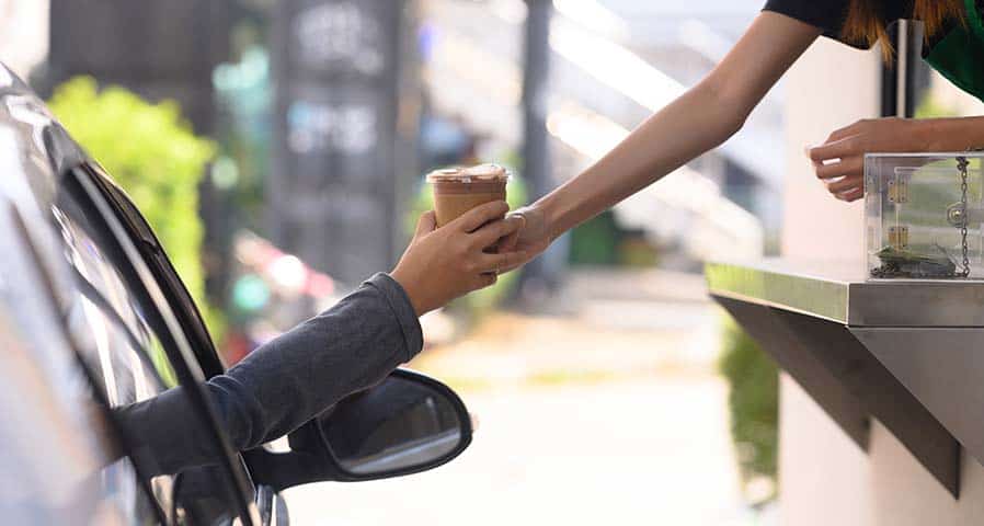 digital signage for drive thru