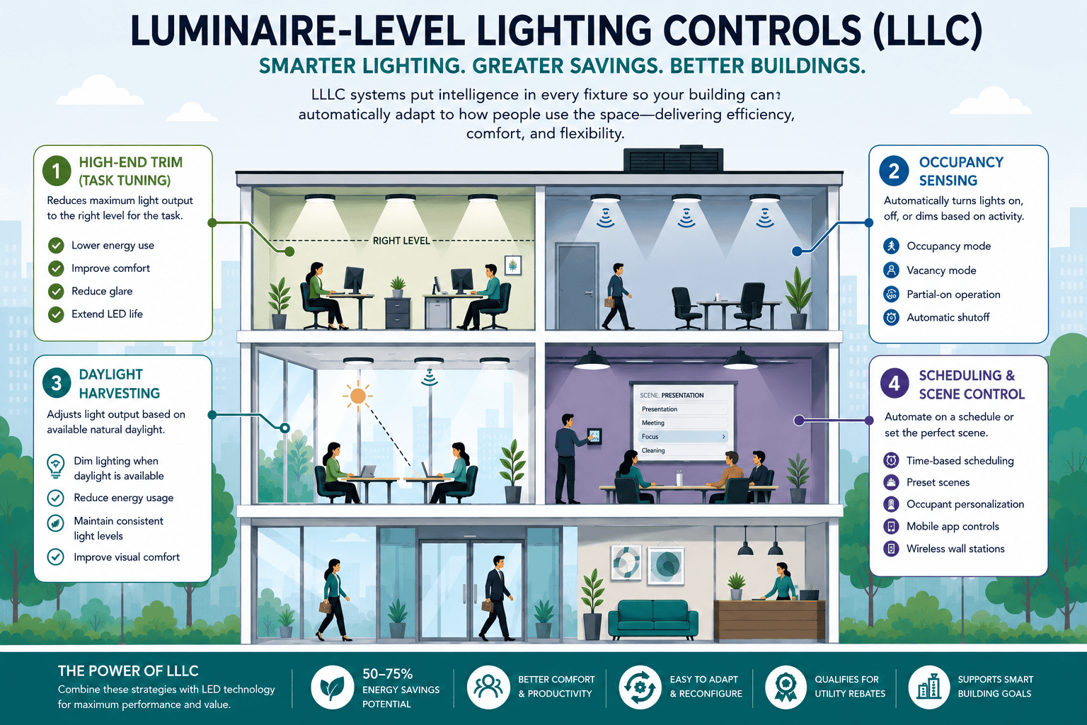 luminaire level lighting controls