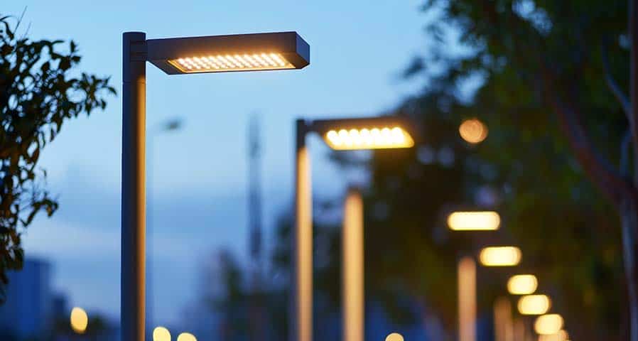 Commercial outdoor LED lighting